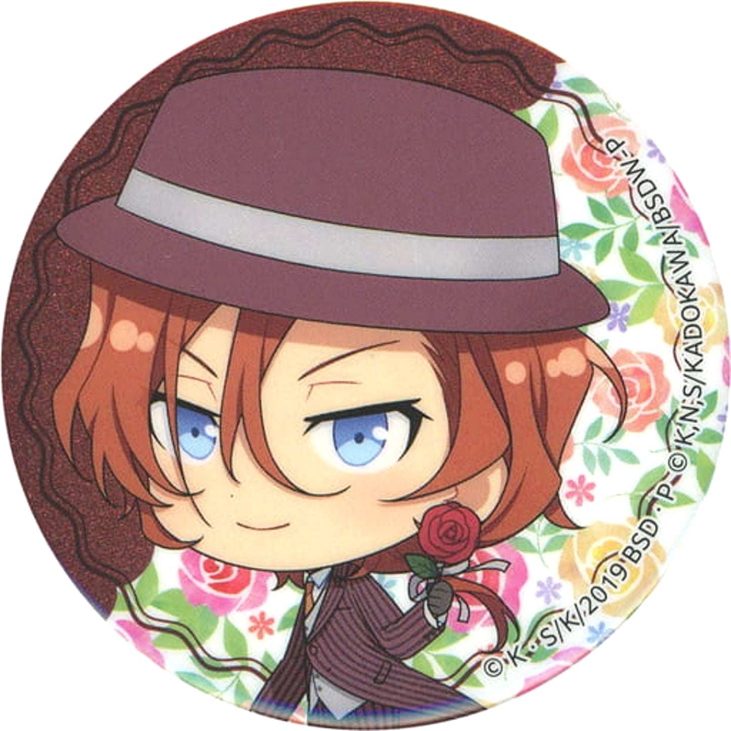 Bungo Stray Dogs Chuya Nakahara Part 3 Trading Can Badge Mini Character Sweets Paradise Limited Buttons [USED]
