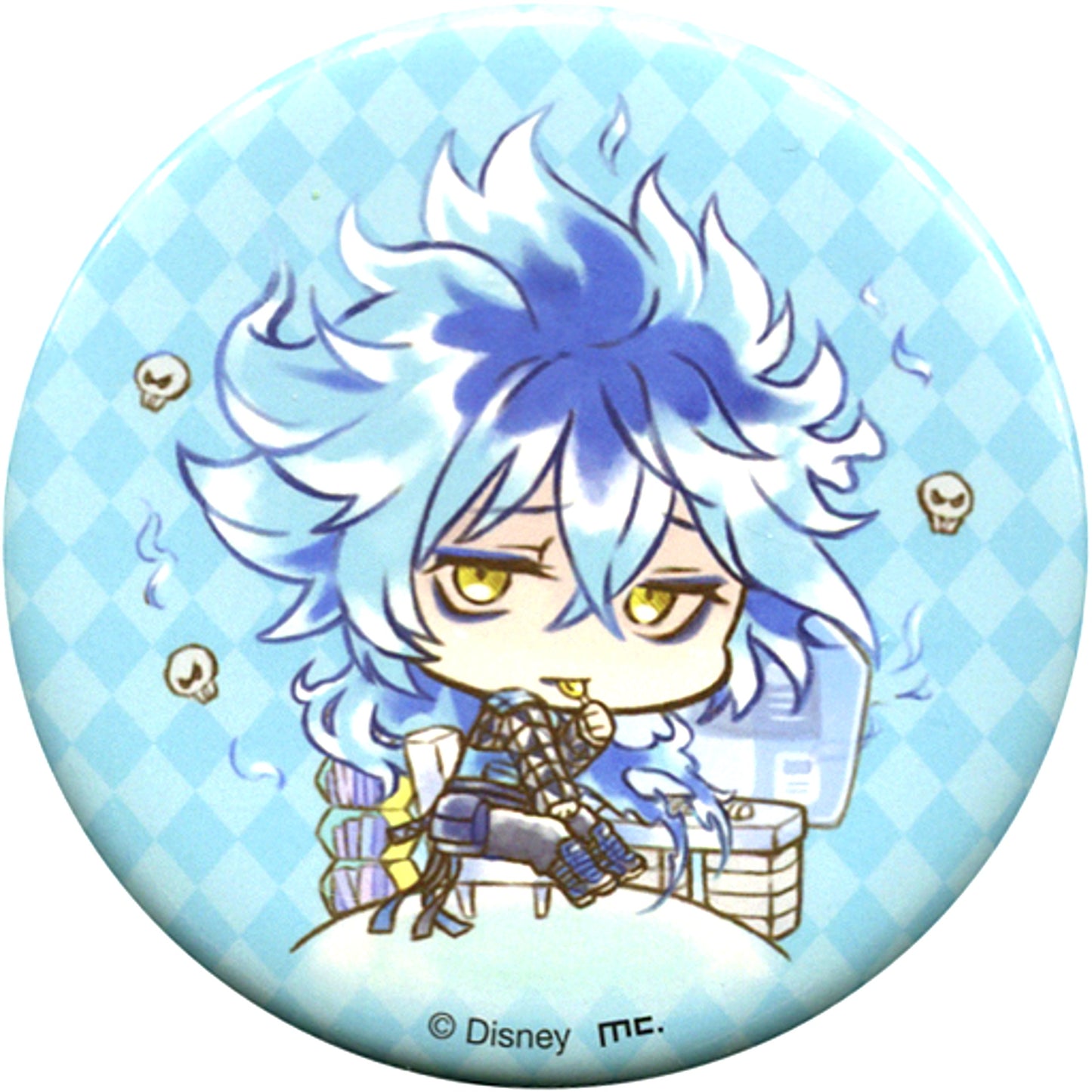 Idia Shroud Disney Twisted Wonderland Have fun! Series Trading Button Collection animate Limited [USED]