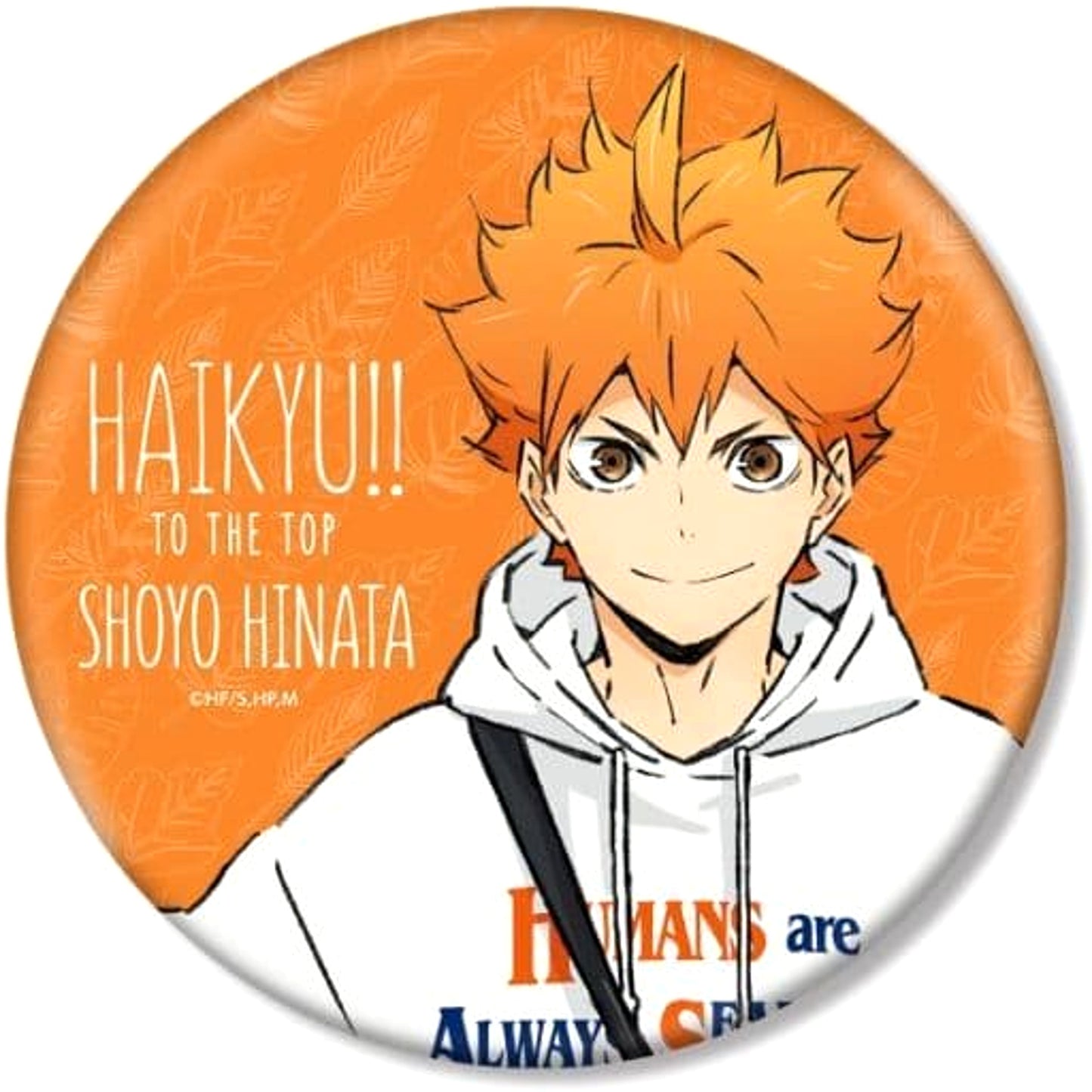 Shoyo Hinata Leisure Ver. Haikyu!! To The Top BIG Button Newly Drawn Illustration Tobu Zoological Park Limited [USED]