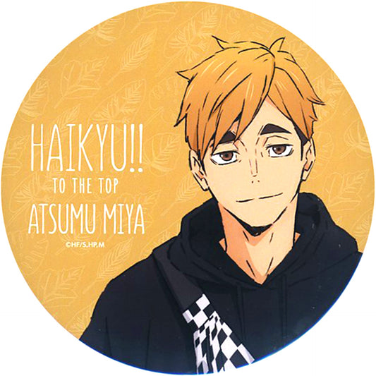 Atsumu Miya Haikyu!! TO THE TOP Leisure Ver. BIG Button Illustration Tobu Zoo [USED]