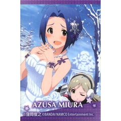 THE IDOLM@STER Azusa Miura Square Badge Lawson & Some Shops Limited Buttons [USED]
