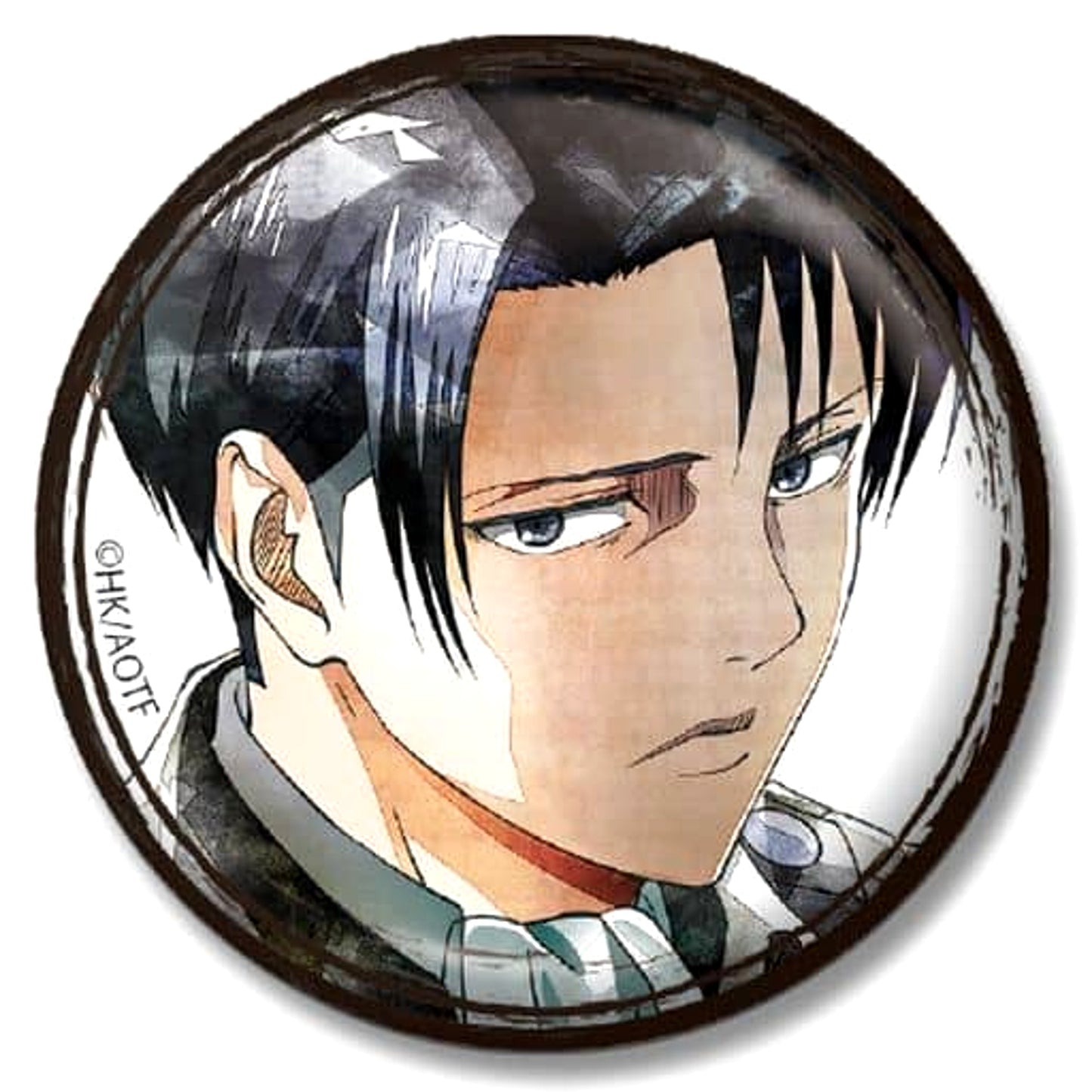 Attack on Titan Levi Ackerman G Character Badge Collection Art Pic Levi Buttons [USED]