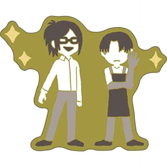 Attack on Titan Levi Ackerman Hange Zoe Yuru Palette Pins [USED]