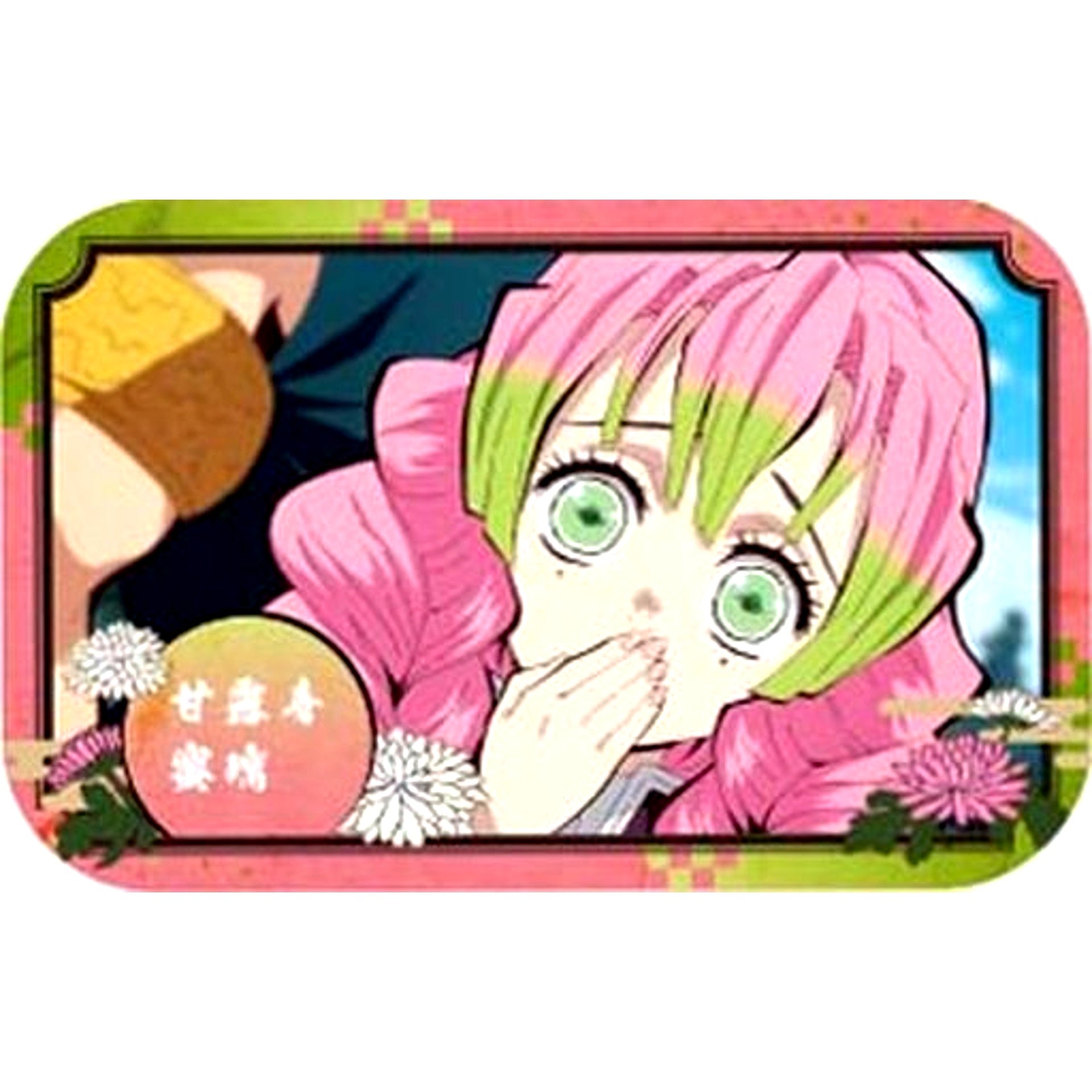 Mitsuri Kanroji Demon Slayer Marukaku Button 4 [USED]
