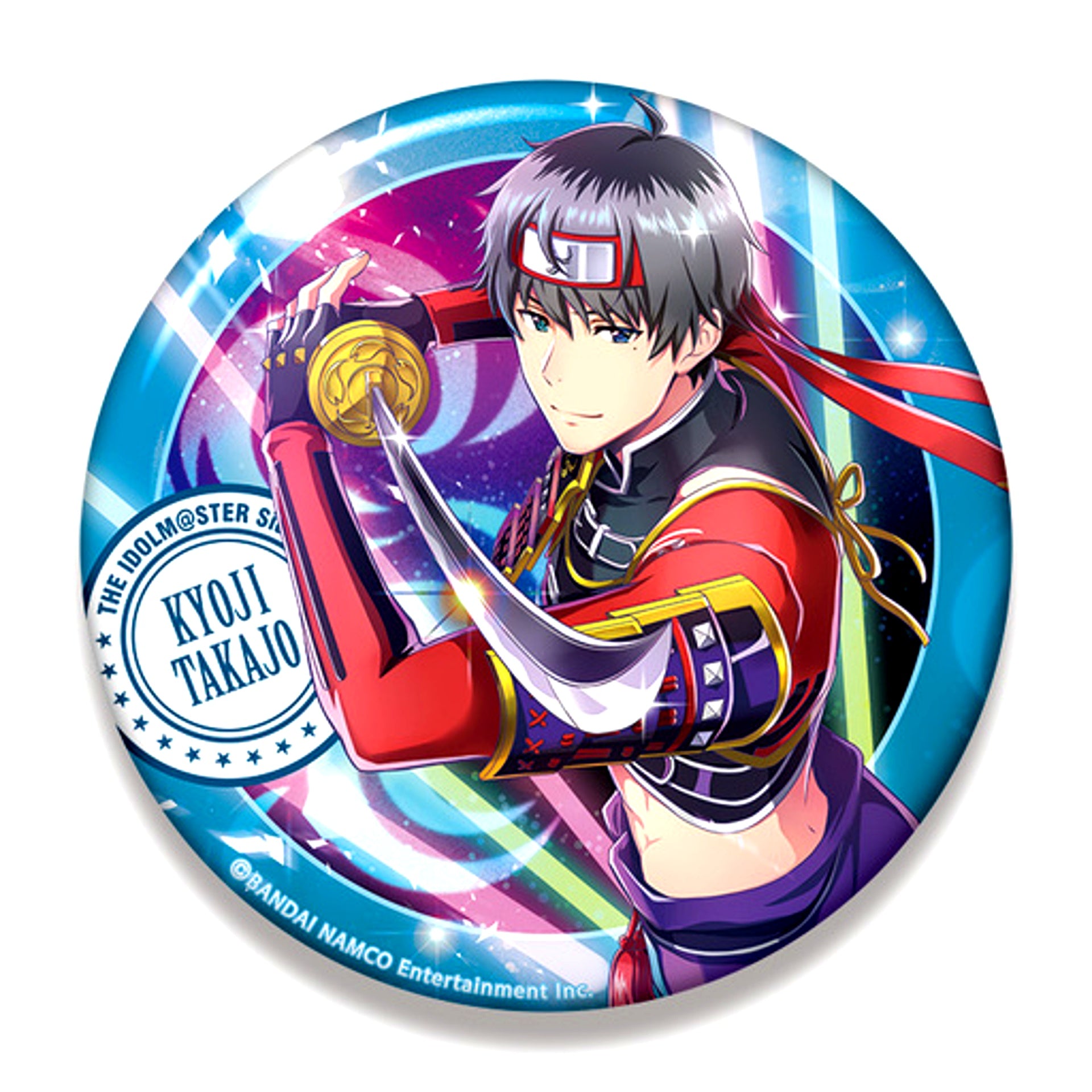 Kyoji Takajo Big Badge WORLD TREASURE The Idolmaster SideM [USED]