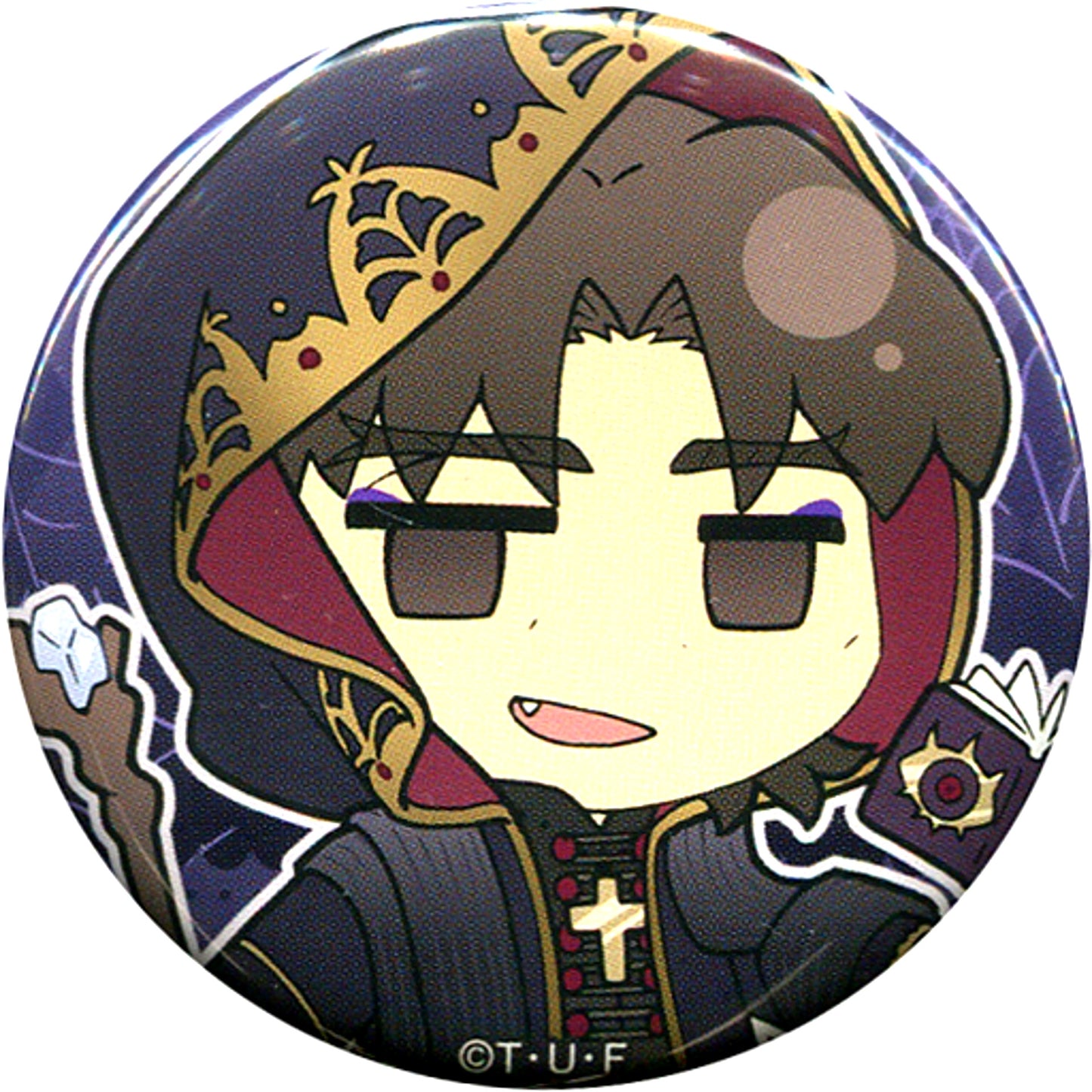 Kirei Kotomine Normal Fate/stay night Heavens Feel Random Button Group A Machi Asobi Cafe Mini Character Halloween Event Movie [USED]