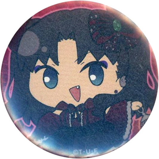 Rin Tohsaka Fate/stay night Heaven's Feel with Glitter Mini Character Halloween Event Random Button Group A Machi Asobi Cafe [USED]