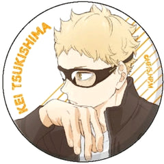 Haikyu!! Kei Tsukishima Can Badge Collection Buttons [USED]