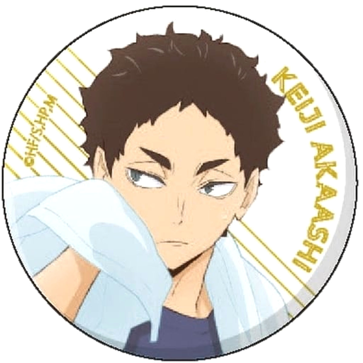 Haikyu!! Keiji Akaashi Can Badge Collection Buttons [USED]