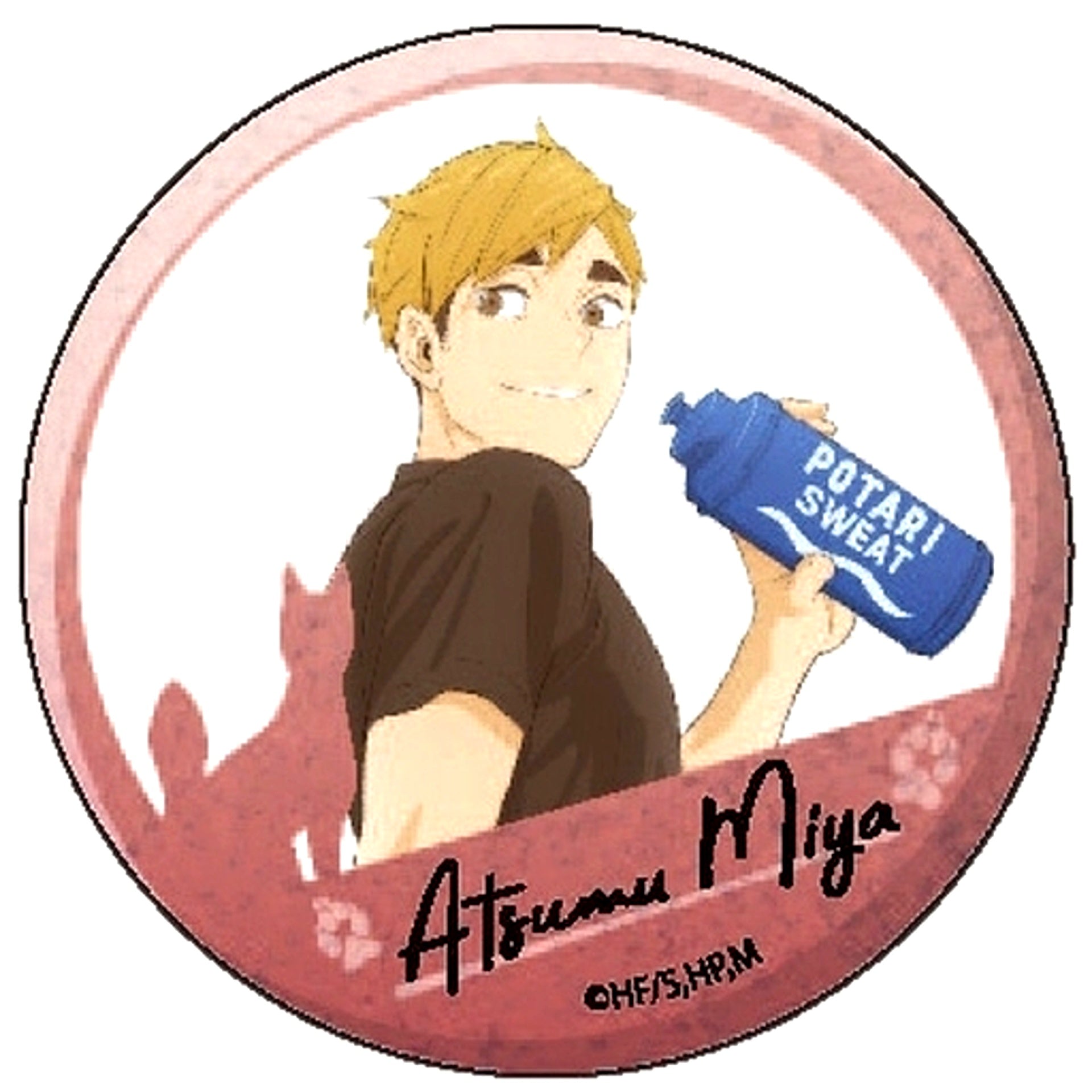 Atsumu Miya Glitter Haikyu!! Button Collection [USED]