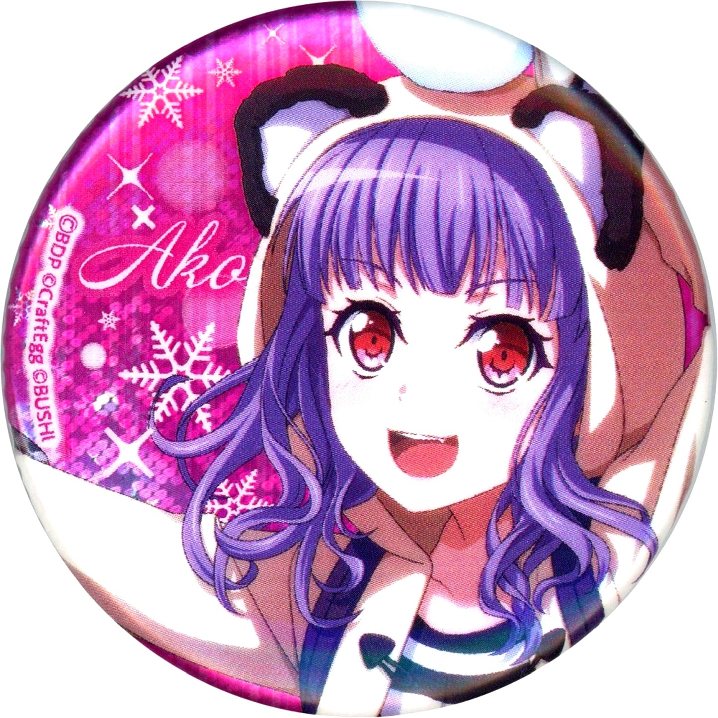 Ako Udagawa BanG Dream! Holo ver. Girls Band Party! Trading Button 2020 Winter ver. [USED]