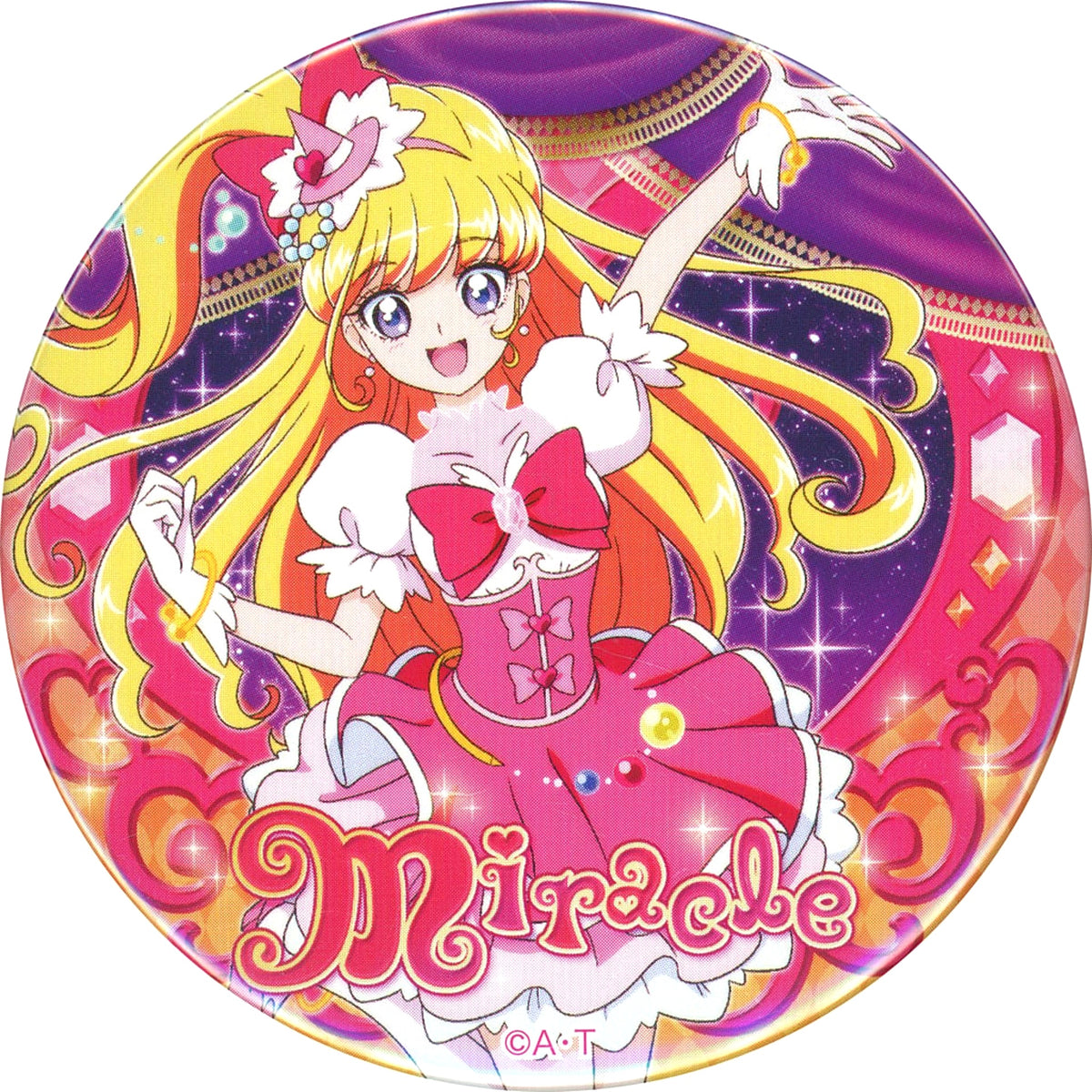 Cure Miracle Precure All Stars Twinkle Button 4Foo Pretty Store Limited [USED]