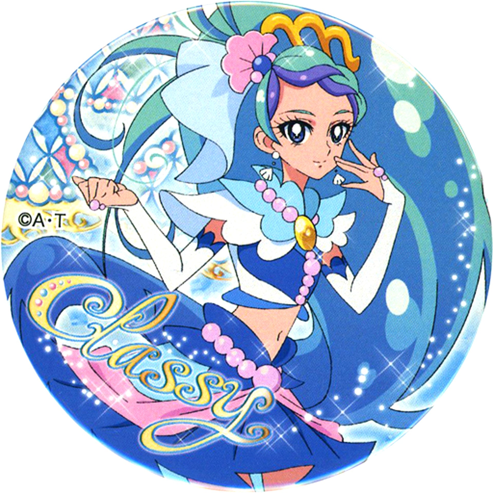 Go! Princess Precure Cure Mermaid Precure All Stars Twinkle Badge 3Yeah! Pretty Store Ltd [USED]