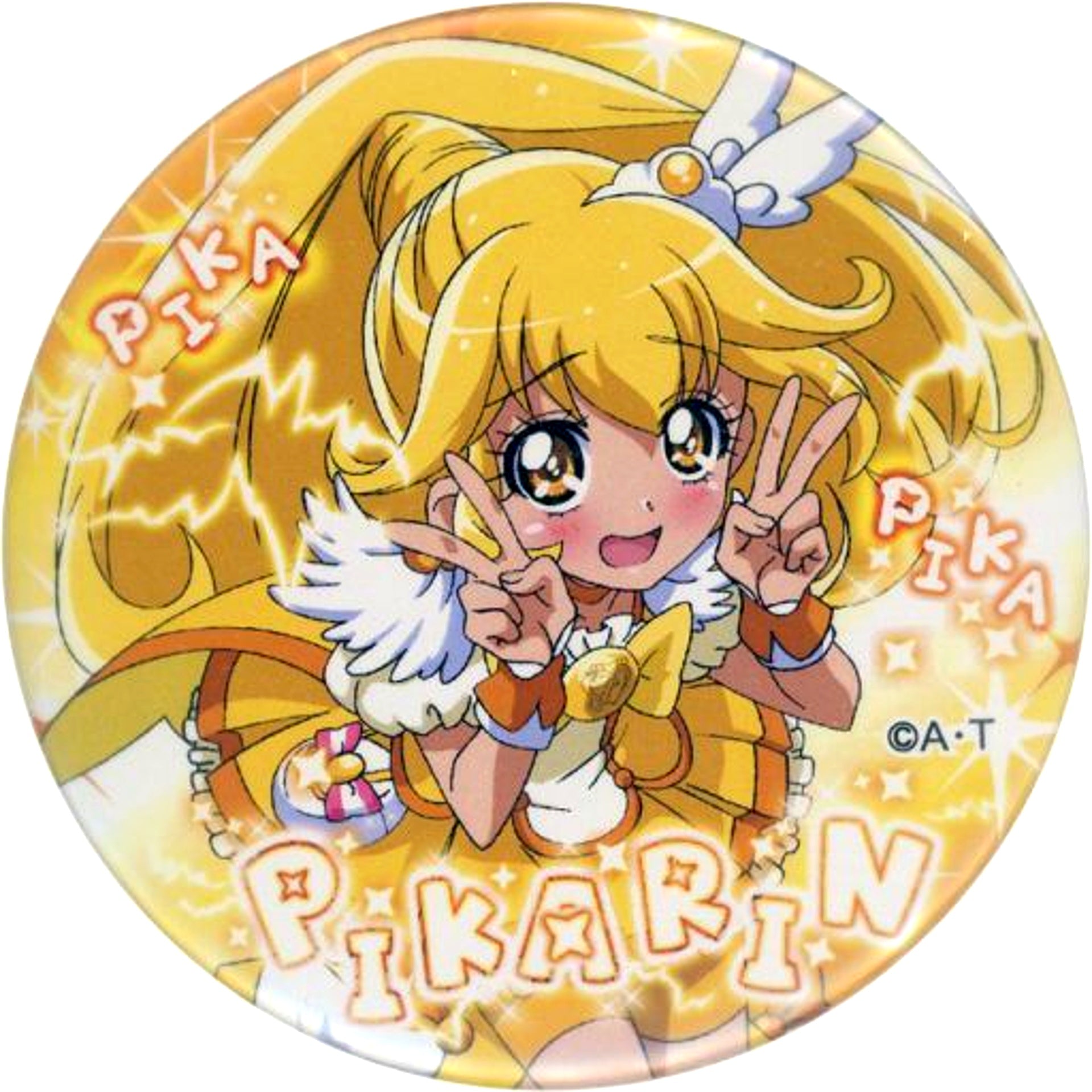 Smile Precure! Cure Peace Precure All Stars Twinkle Badge 3Yeah! Pretty Store Ltd [USED]