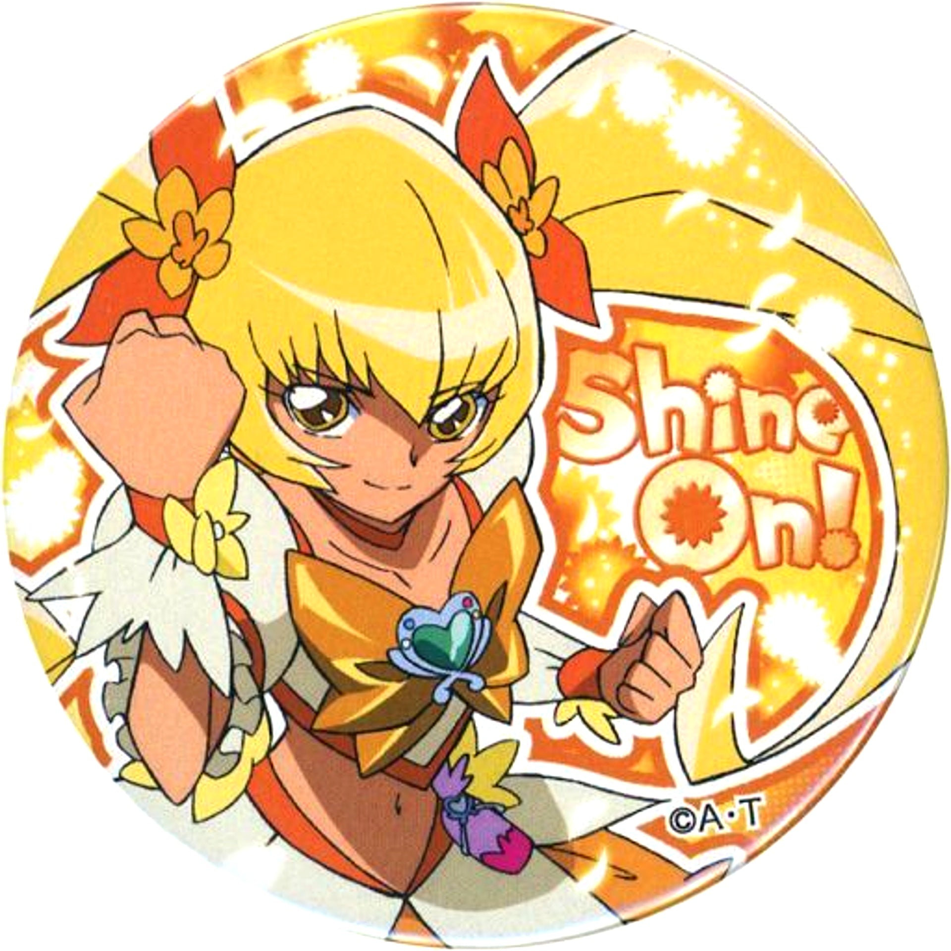 Heartcatch Precure! Cure Sunshine Precure All Stars Twinkle Badge 3Yeah! Pretty Store Ltd [USED]