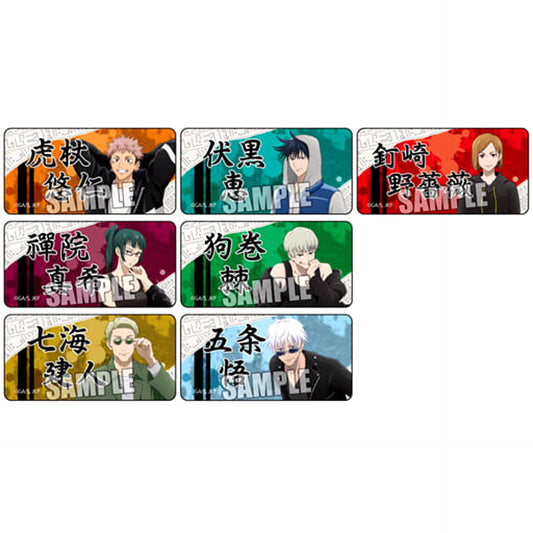 Kento Nanami & Others Jujutsu Kaisen All 7 Types Set Trading Name Badge Going-Out Ver. [USED]