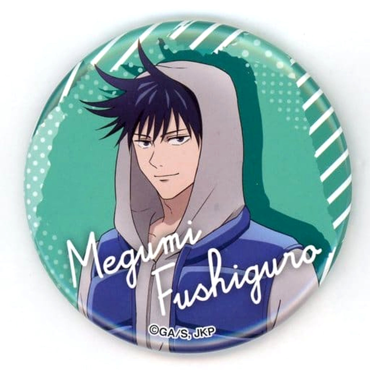Jujutsu Kaisen Megumi Fushiguro Trading Can Badge Outing Ver. Limited Shop Marui Edition Limited Buttons [USED]