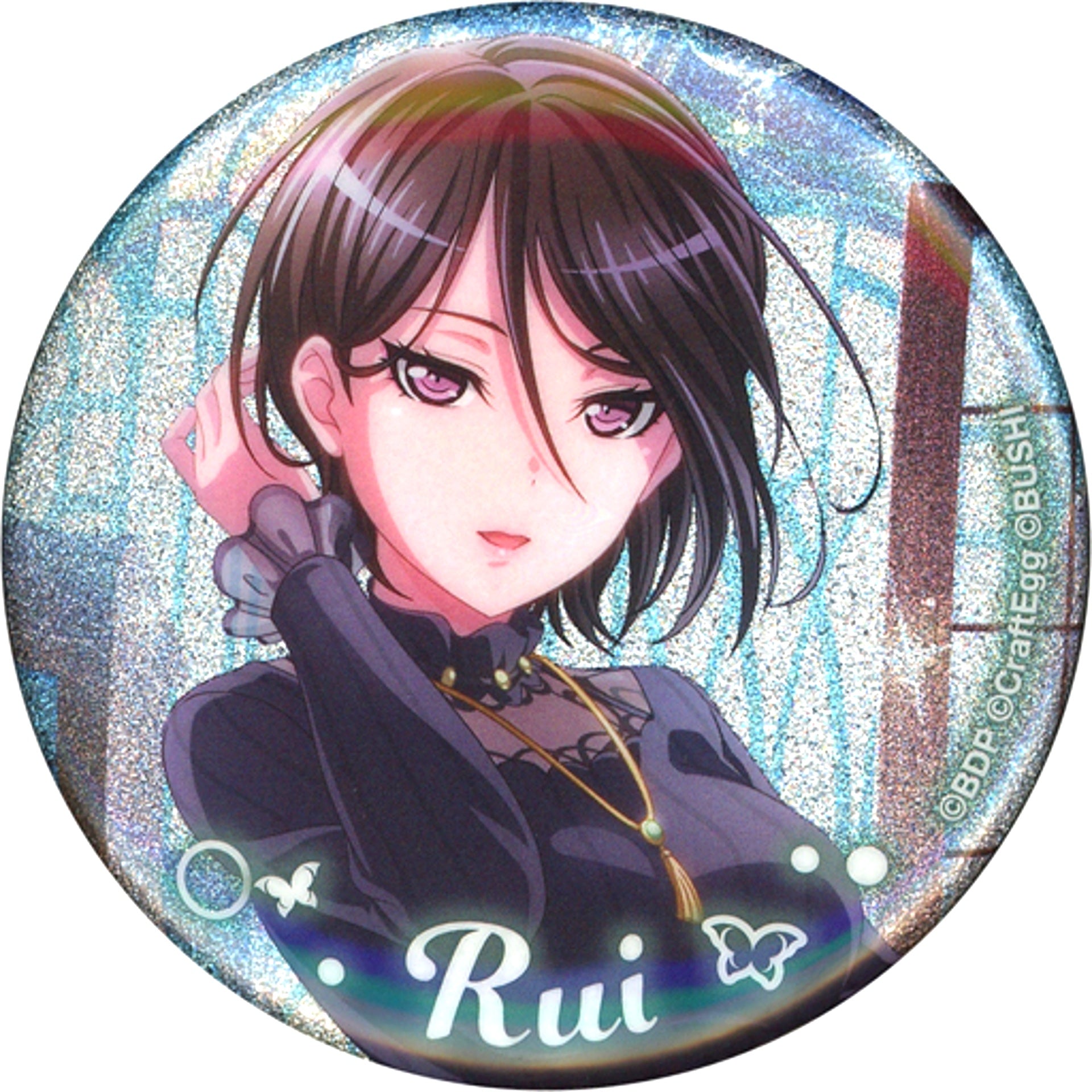 Rui Yashio BanG Dream! Girls Band Party! Trading Button Kirakira Ver. Vol.2 2020 Winter in Marui [USED]