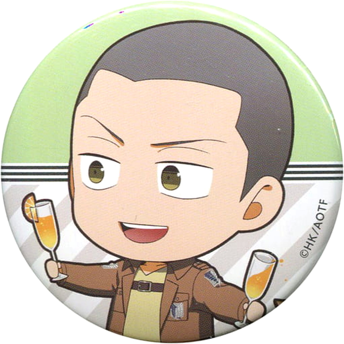 Attack on Titan The Final Season Connie Springer Trading Can Badge Group A animate cafe Limited Buttons [USED]