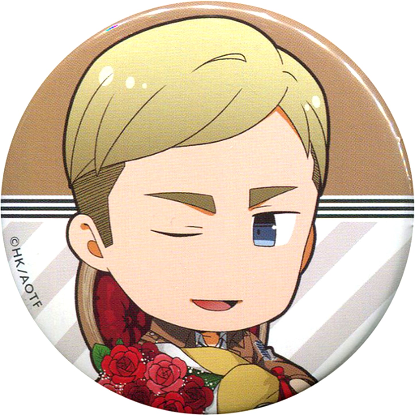 Erwin Smith Attack on Titan The Final Season x animatecafe Trading Badge Group B [USED]
