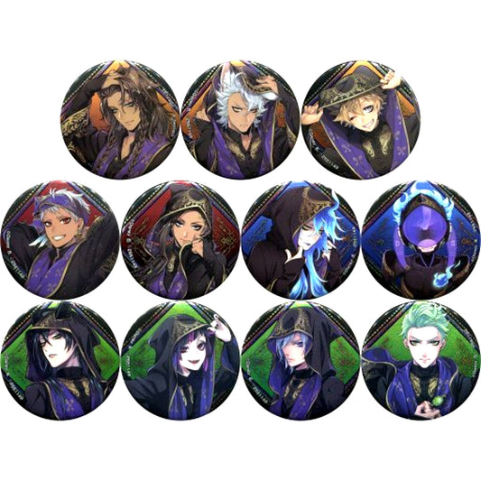Set of 11 Disney Twisted Wonderland Capsule Button Collection Vol. 4 [USED]