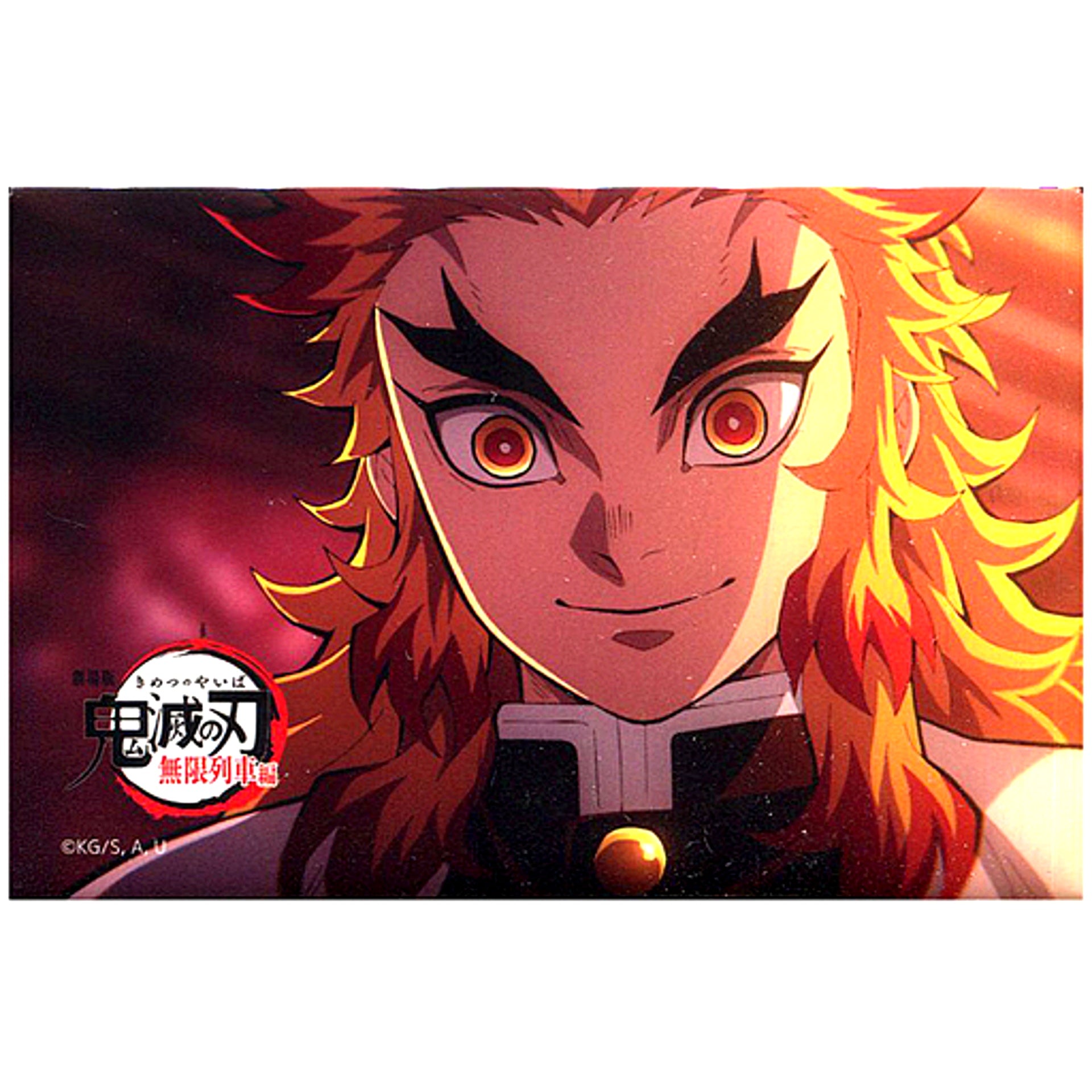 Kyojuro Rengoku Demon Slayer: Kimetsu no Yaiba Square Button Set D Movie Mugen Train Theater Goods [USED]