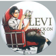 Attack on Titan Levi Ackerman Can Badge Set Animejapan 2015 Limited Venue Limited Purchase Benefits Buttons [USED]