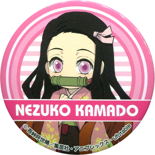 Nezuko Kamado Mini Demon Slayer: Kimetsu no Yaiba Original 54mm Button Ni no Sho Giten Namco Ltd 500 Yen Must Buy Novelty 2nd Half [USED]