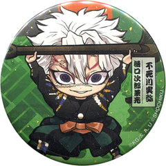 Demon Slayer: Kimetsu no Yaiba Sanemi Shinazugawa Trading Mini Character Can Badge Kyoto Minamiza Kabukinoyakata Limited Buttons [USED]