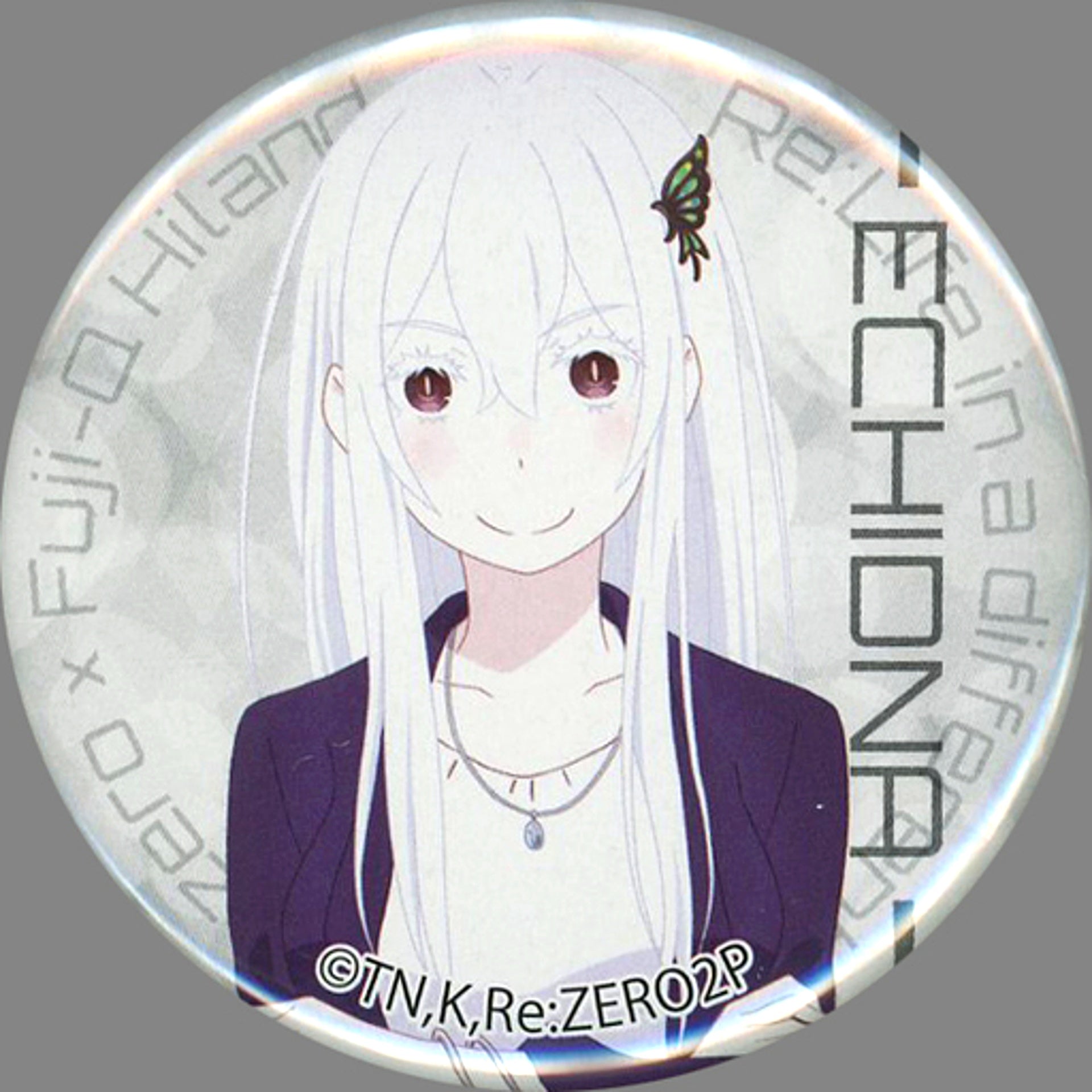 Echidna Re:ZERO Starting Life in Another World Trading Button Fuji-Q Highland [USED]