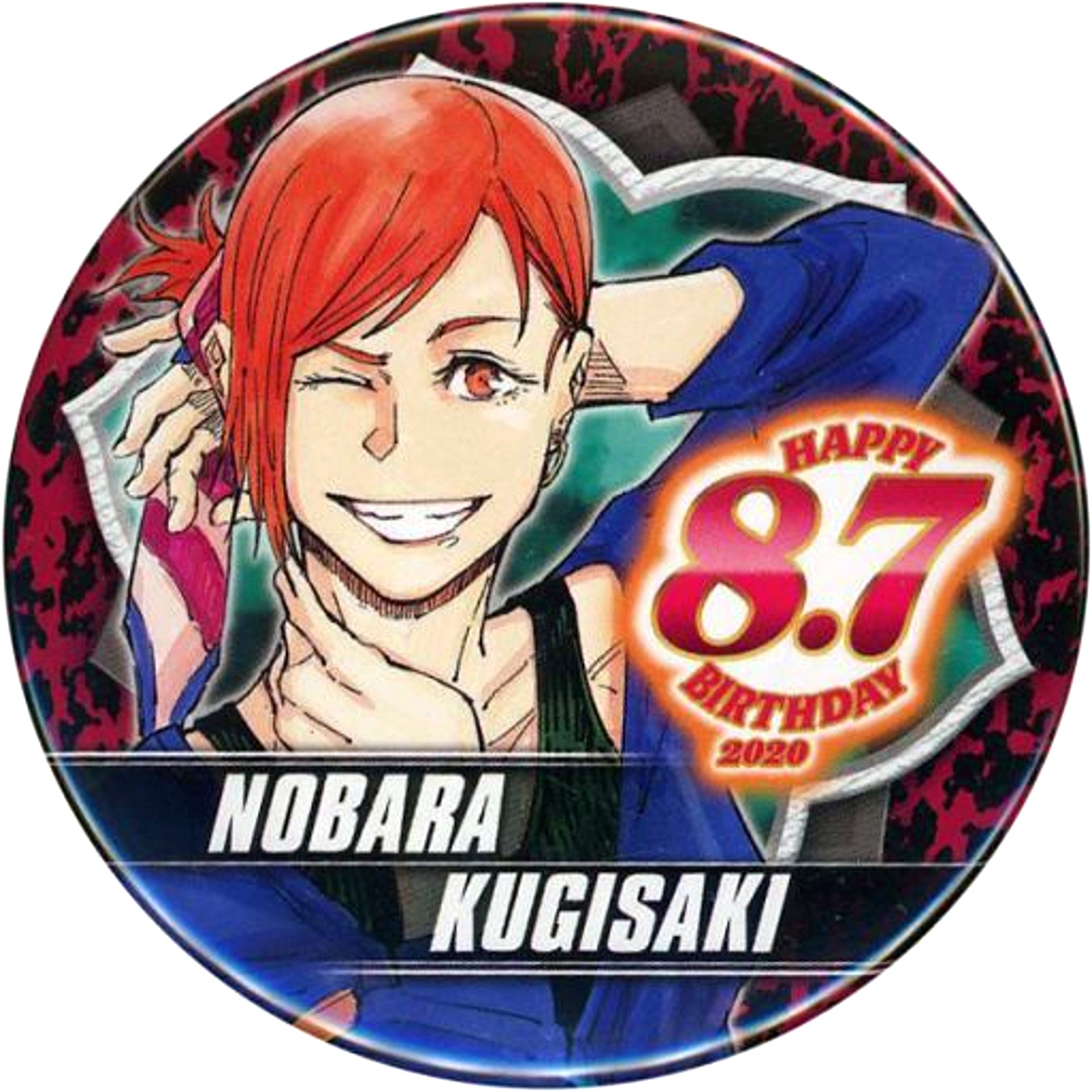 Nobara Kugisaki Jujutsu Kaisen Birthday Button 2020 [USED]