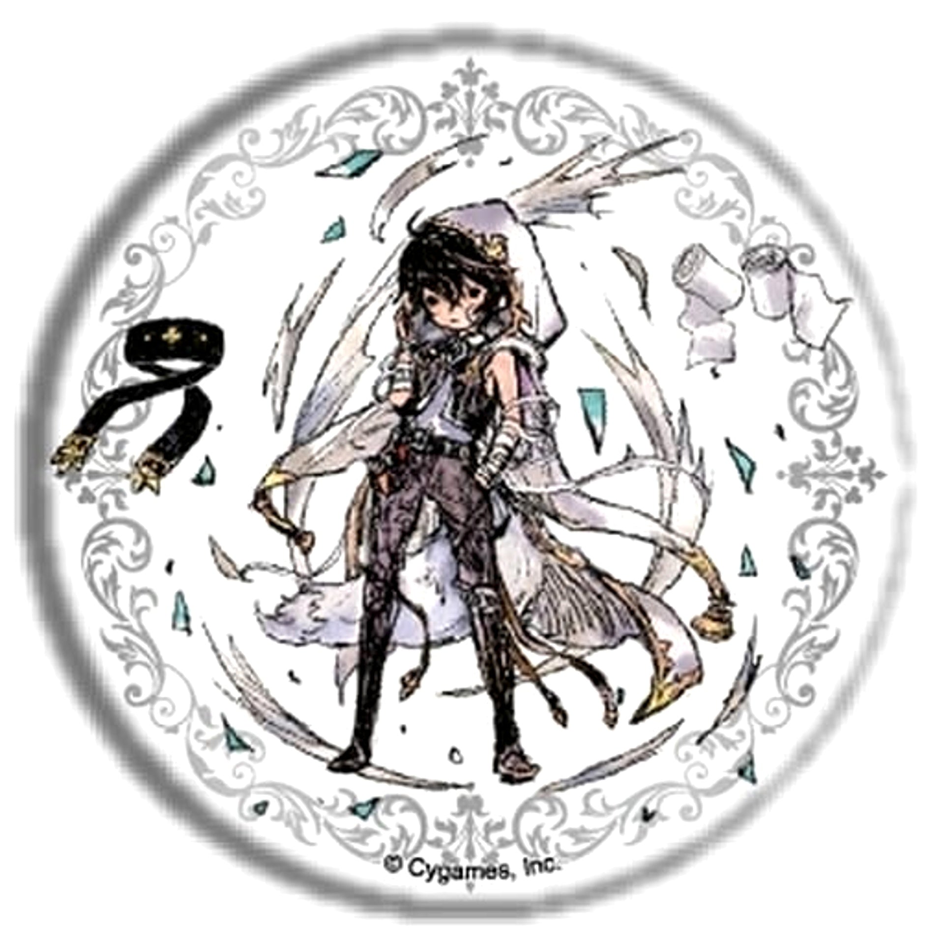 Granblue Fantasy Ayer Graph Art Design 04 Can Badge Buttons [USED]