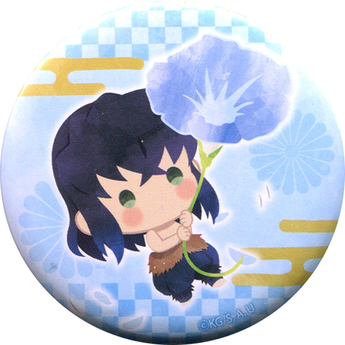 Inosuke Hashibira Demon Slayer Yurufuwa Random Button Flower Ver. Vol. 1 [USED]