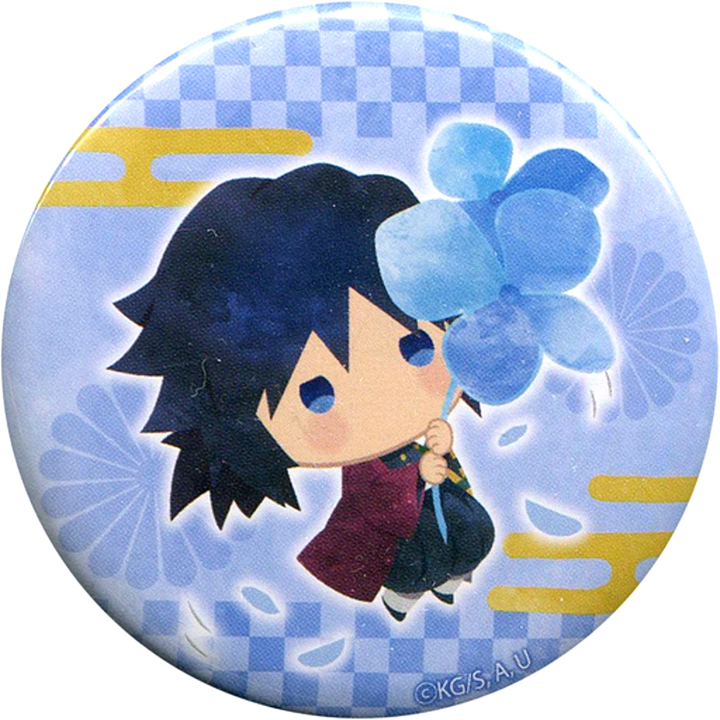 Giyu Tomioka Demon Slayer Yurufuwa Random Button Flower Ver. Vol.1 [USED]