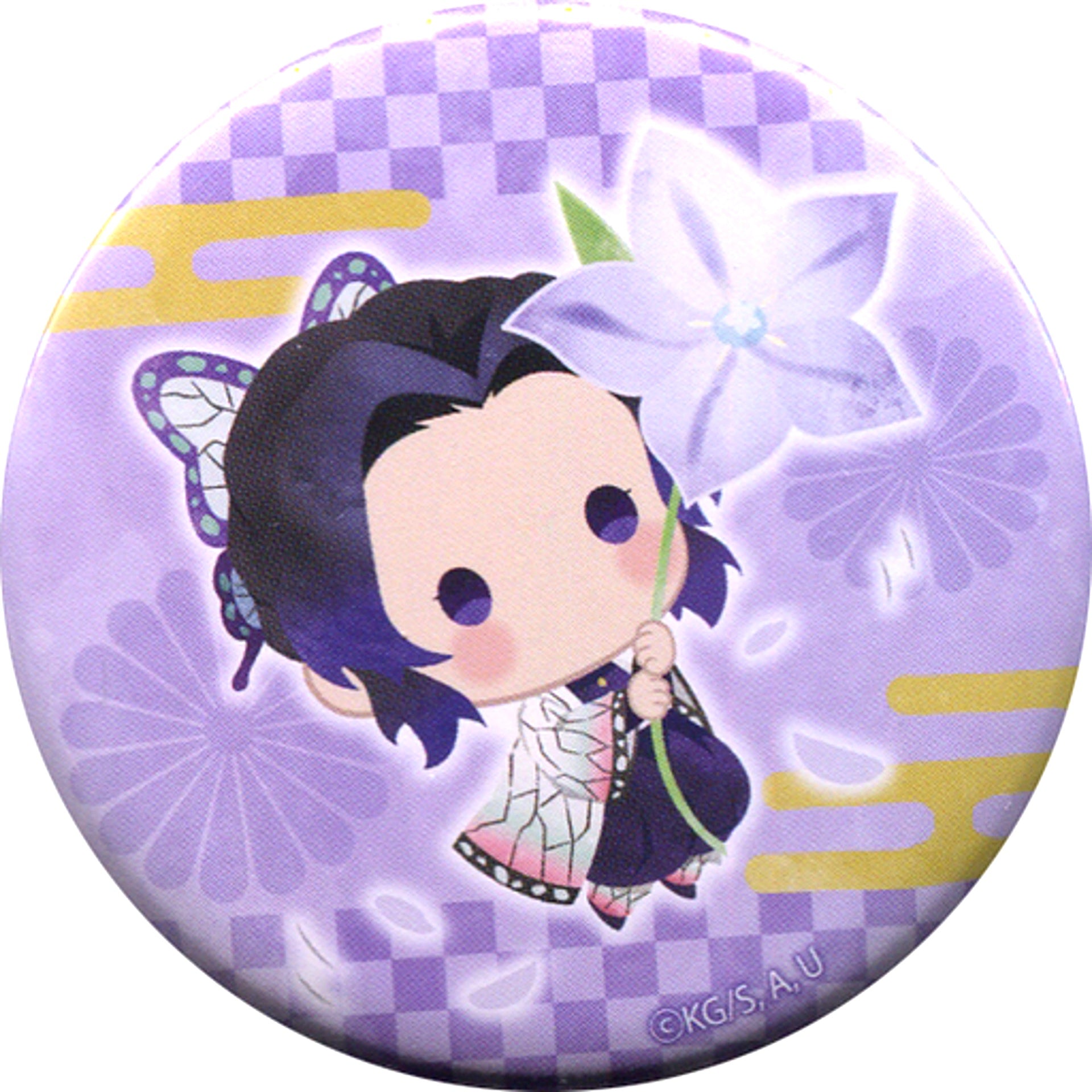 Shinobu Kocho Demon Slayer Yurufuwa Random Button Flower Ver. Vol.1 [USED]