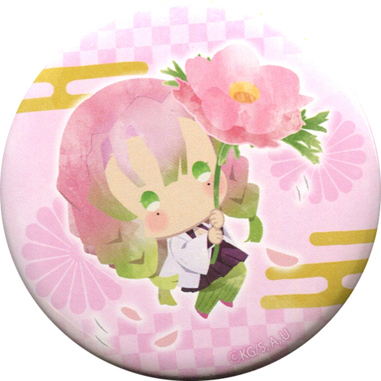 Mitsuri Kanroji Flower Ver. Demon Slayer Yurufuwa Random Button Vol. 2 [USED]