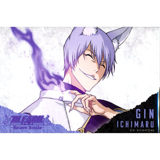 Gin Ichimaru Bleach Brave Souls Square Button [USED]
