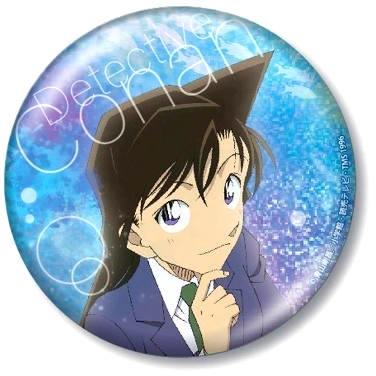 Ran Mouri Detective Conan Big Glitter Random Button Vol.2 AQUA Ver. [USED]