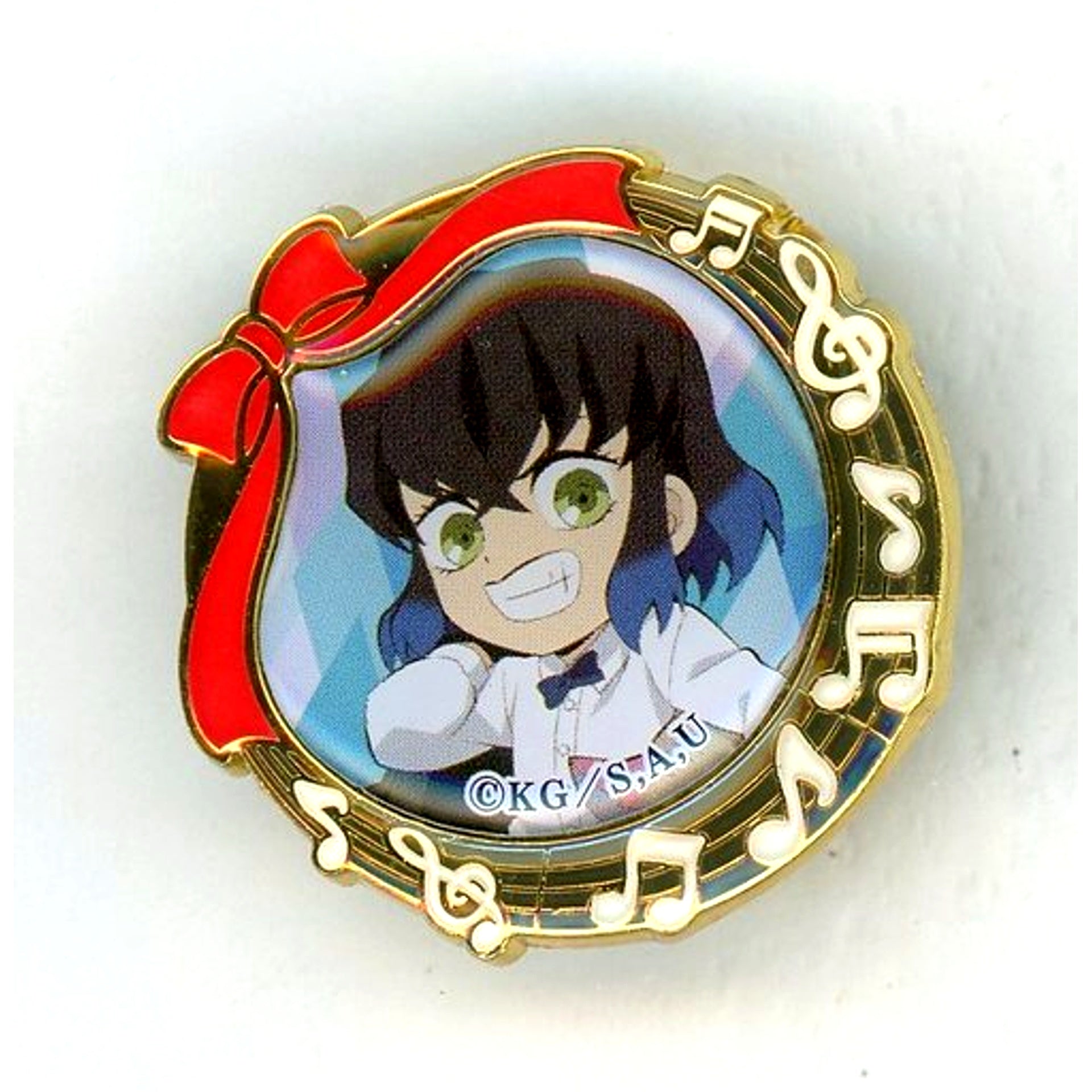 Inosuke Hashibira Demon Slayer: Kimetsu no Yaiba Pin Badge Orchestra Concert Kimetsu no Kanade Ticket Purchase Bonus [USED]