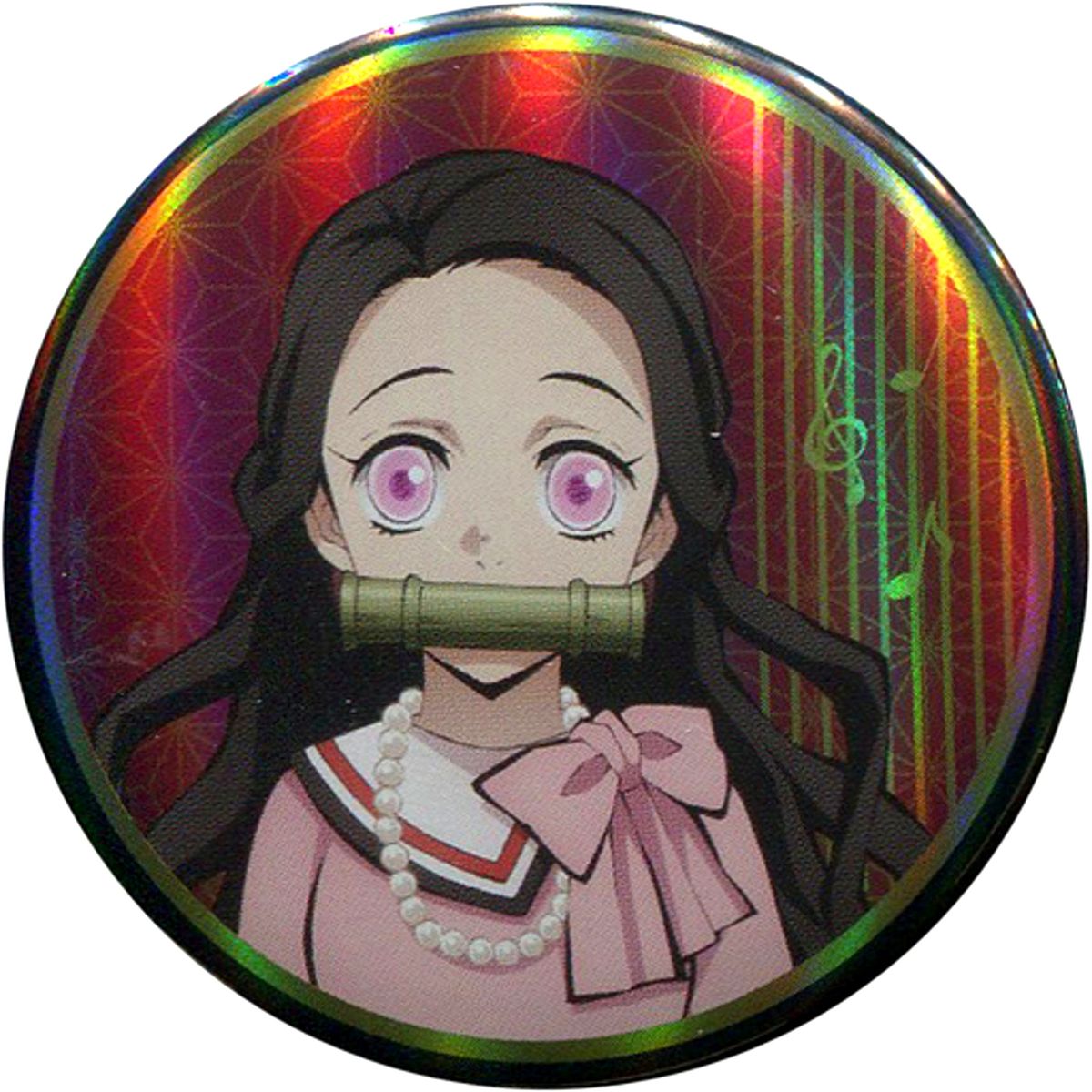 Nezuko Kamado Holo Demon Slayer: Kimetsu no Yaiba Orchestra Concert Kimetsu no Kanade Original Illustration Random Button [USED]
