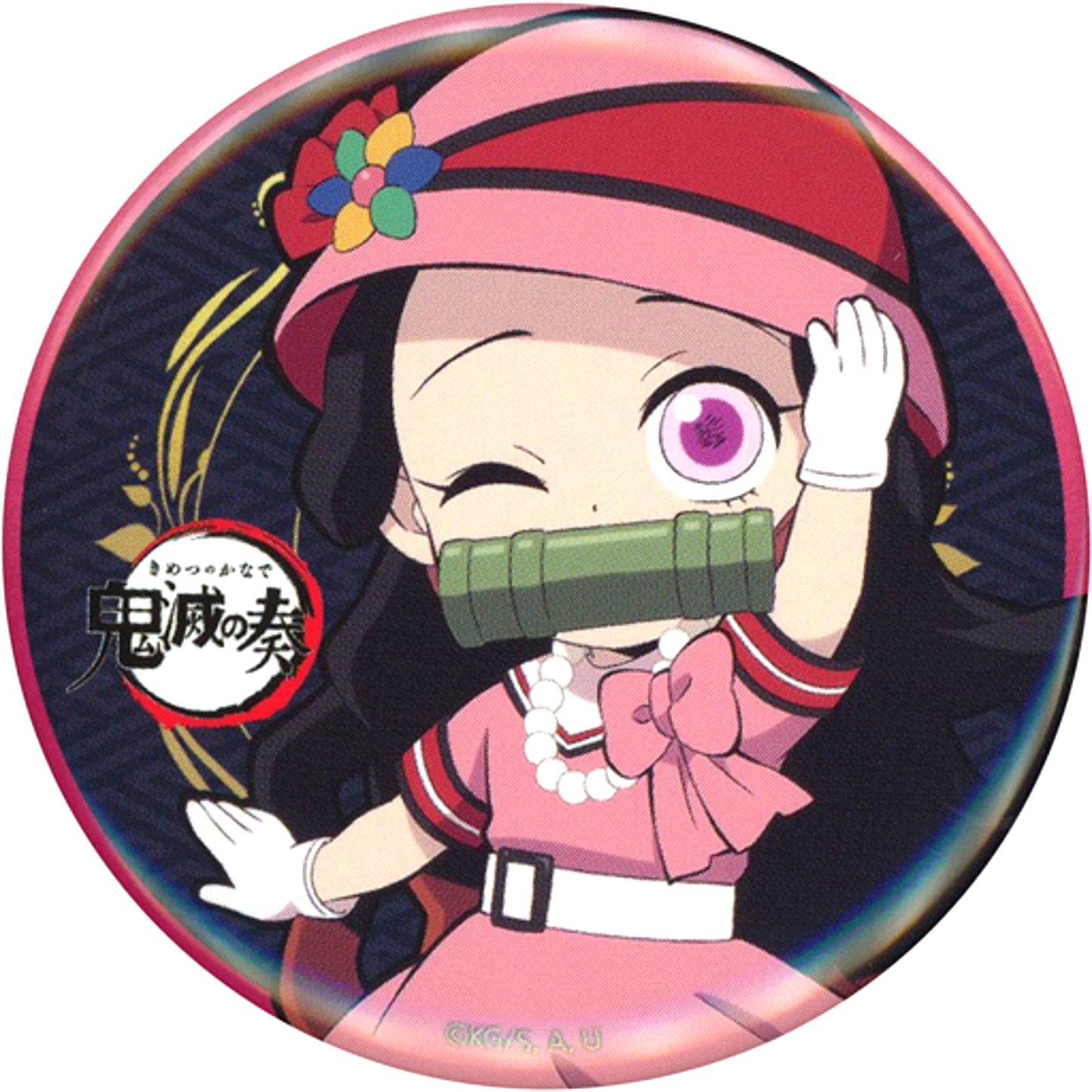 Nezuko Kamado Demon Slayer Orchestra Concert Kimetsu no Kanade Illustration SD Random Button [USED]