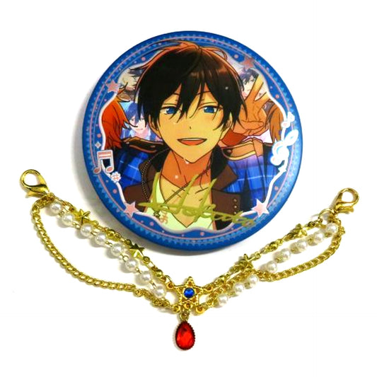 Hokuto Hidaka Ensemble Stars! 3rd Anniversary Badge Group B China Limited [USED]