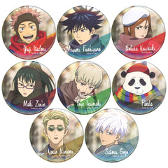 Jujutsu Kaisen Nobara Kugisaki & Others Newly Drawn Character Badge Collection Kyoto Sister School Goodwill Event Arc Broadcast Commemorative Fair in Animate Limited All 8 Types Set Buttons [USED]