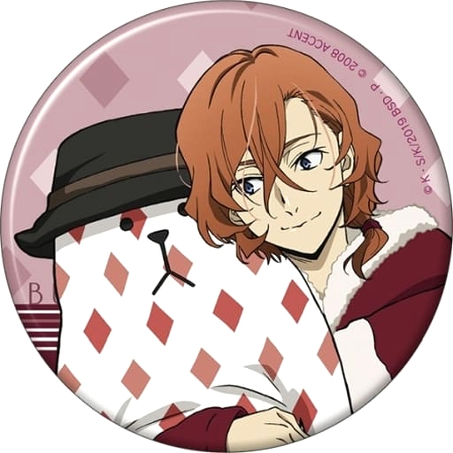Chuya Nakahara Bungo Stray Dogs X Craftholic Button [USED]