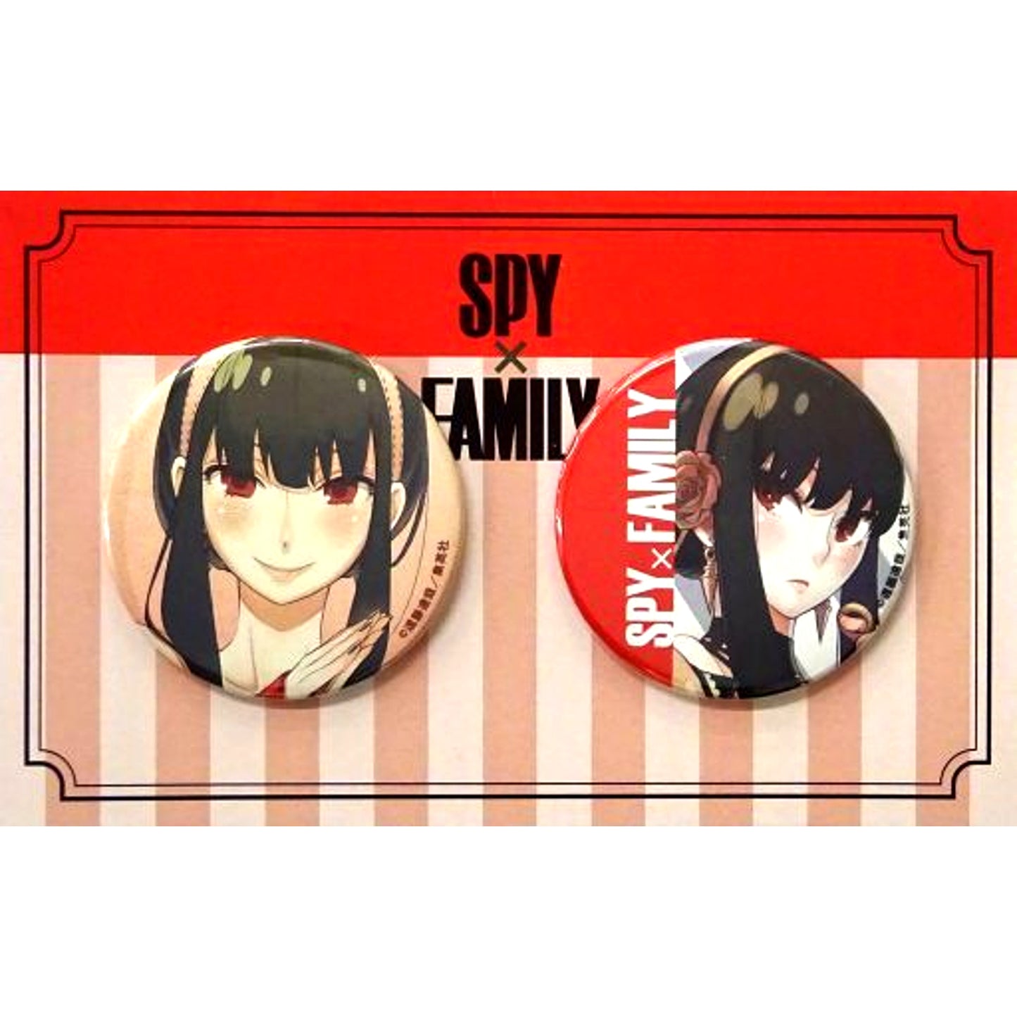 Yor Forger Thorn Princess Badge Set of 2 SPY x FAMILY [USED]