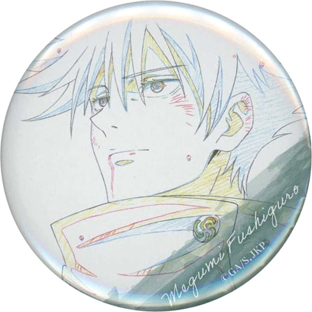 Jujutsu Kaisen Megumi Fushiguro Original Picture Can Badge Collection Mappa Show Case Limited Buttons [USED]