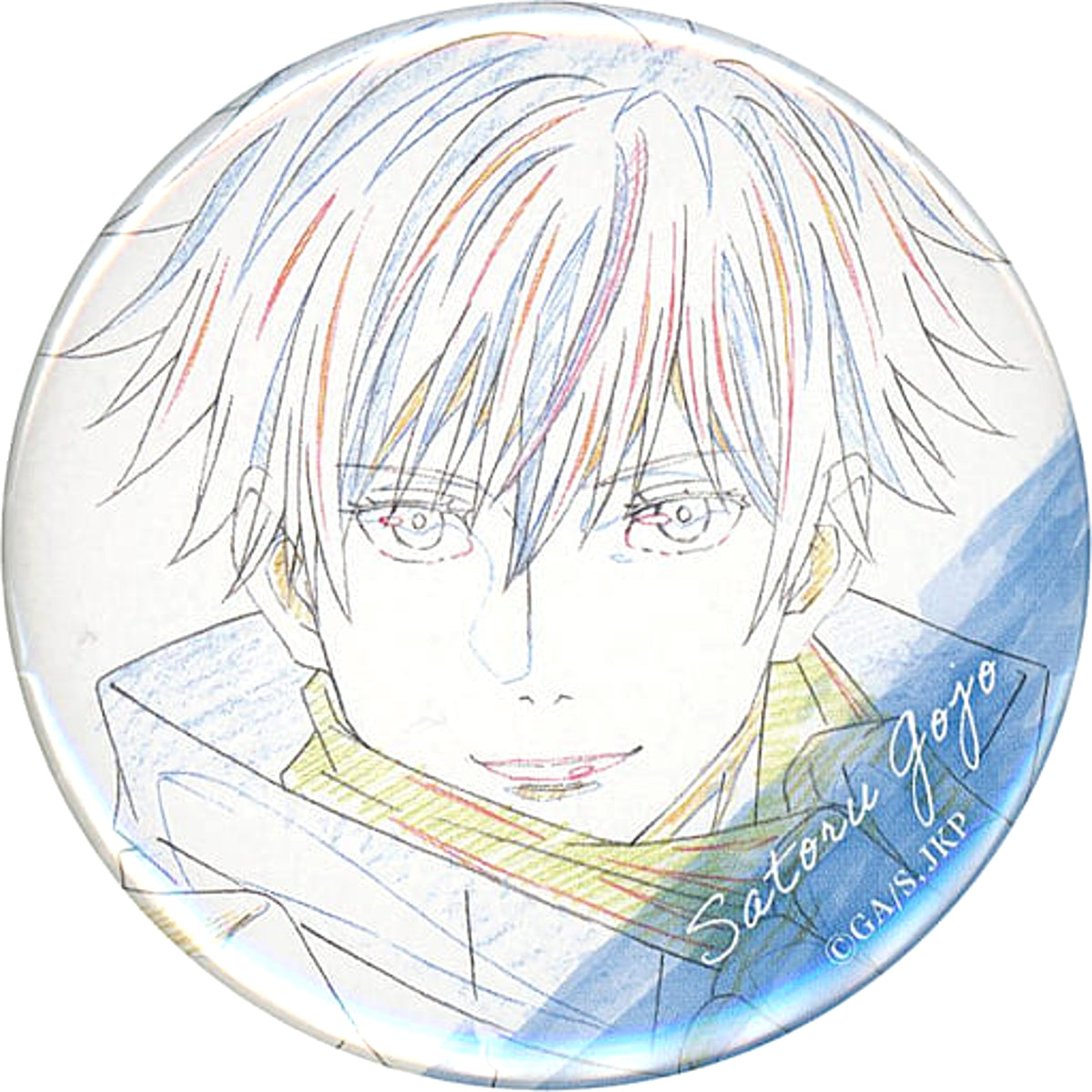 Jujutsu Kaisen Satoru Gojo Original Picture Can Badge Collection Mappa Show Case Limited Buttons [USED]