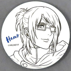 Attack on Titan The Final Season Hange Zoe Original Picture Can Badge Collection Mappa Show Case Limited Buttons [USED]