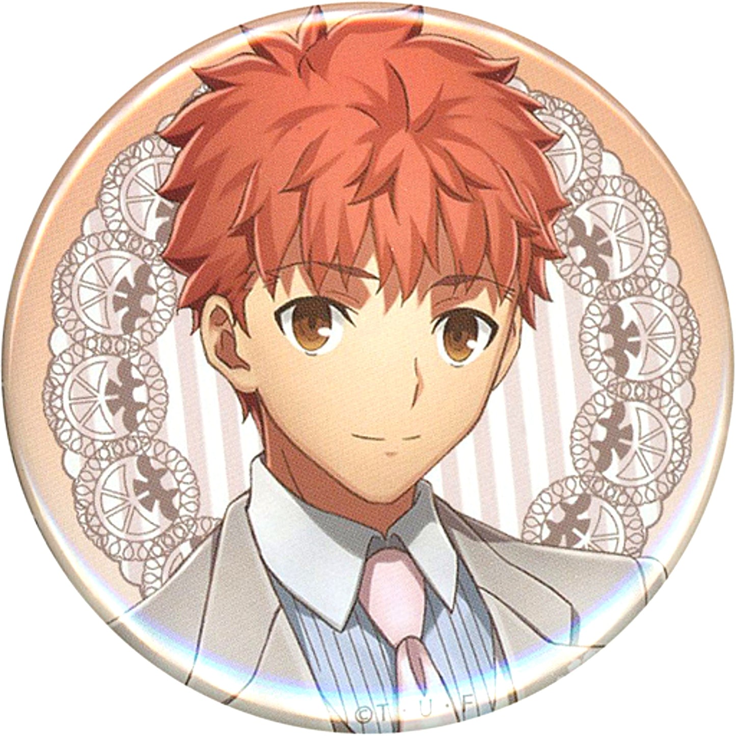 Shirou Emiya Fate/stay night Heavens Feel 57mm Random Button Movie III.spring song x ufotable Cafe 4th Term HF Finale [USED]