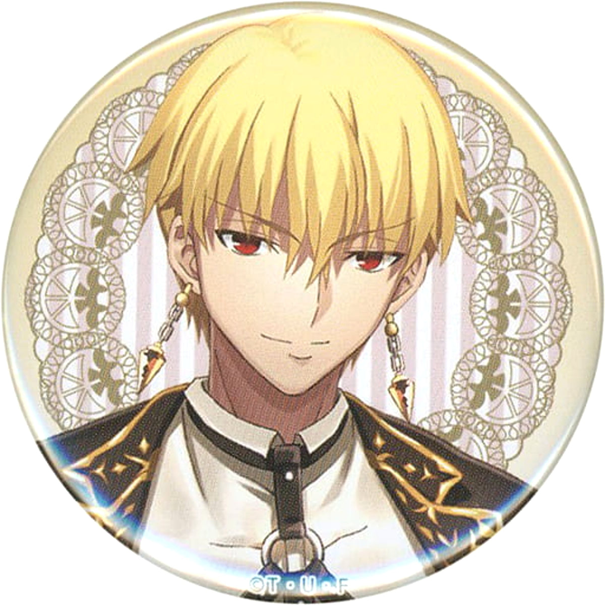 Fate/stay night: Heaven's Feel III. spring song Gilgamesh 57mm Random Can Badge Ufotable Cafe 4th Season HF Finale Limited Buttons [USED]